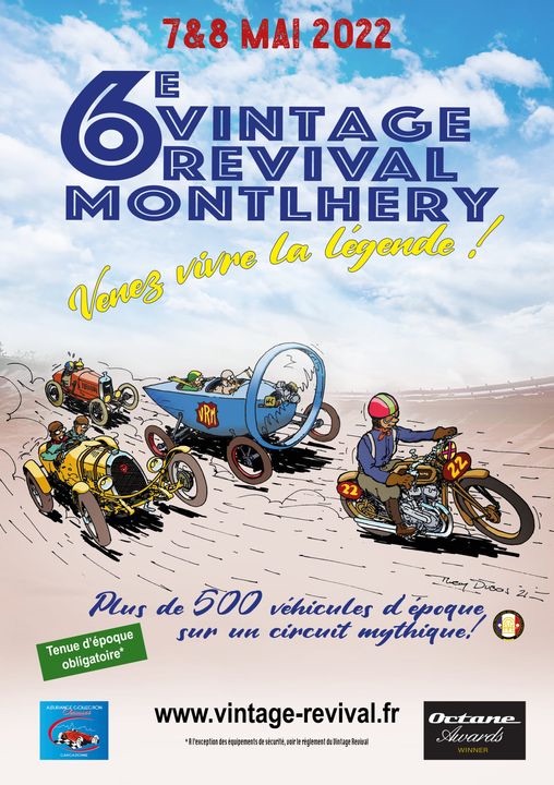 MANIFESTATION - 6ème Vintage Revival Montlhery - 7 & 8 Mai 2022 - MONTLERY 6231f910