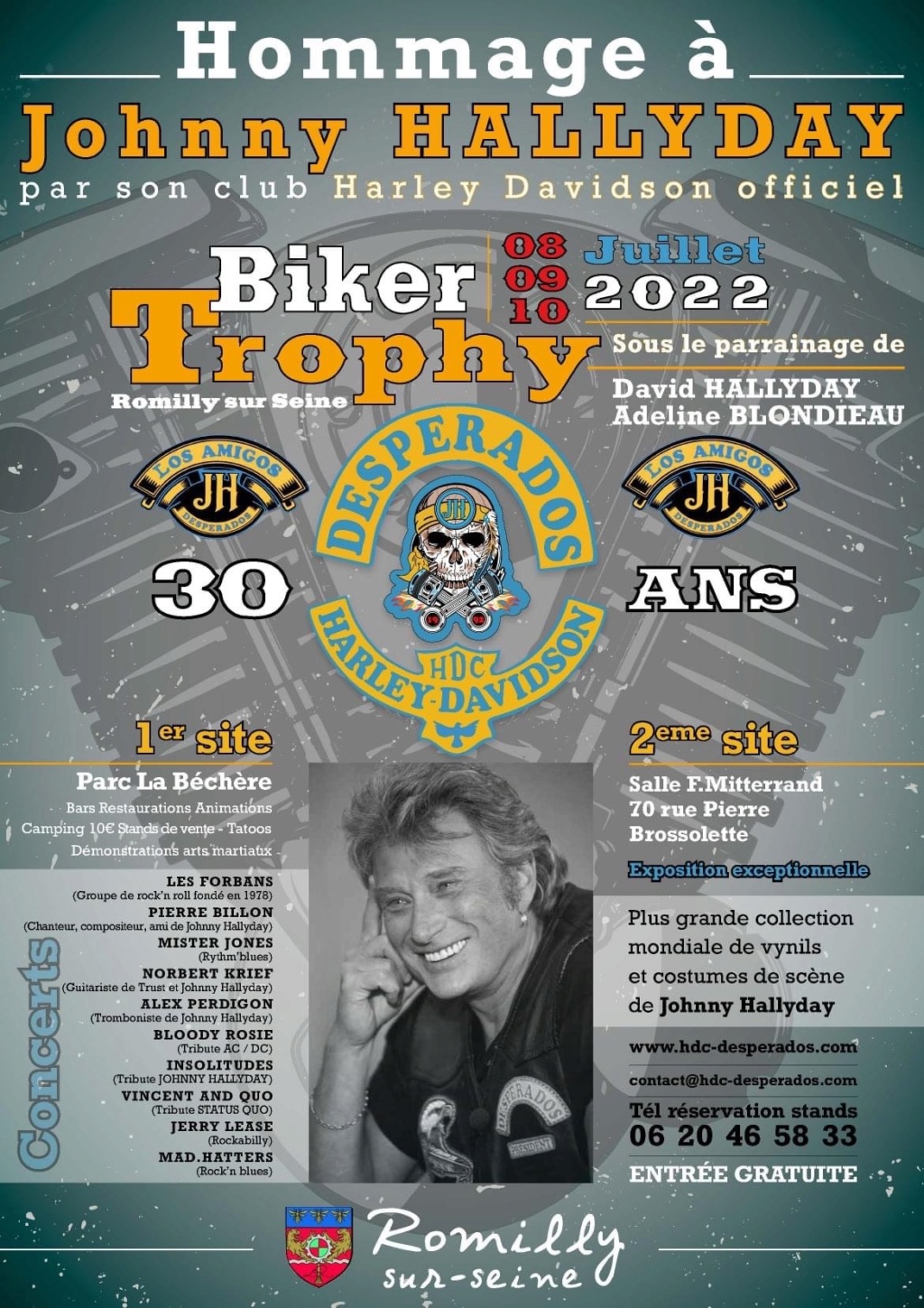 MANIFESTATION - Biker Trophy - 8 - 9 - 10 Juillet 2022 - Romilly sur Seine -  6245e810
