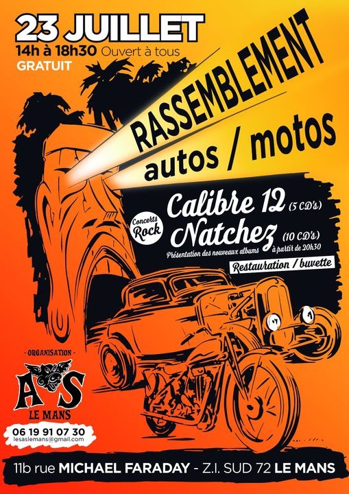 MANIFESTATION - Rassemblement Autos & Motos - 23 Juillet 2022 - Le Mans (72)  6287a010