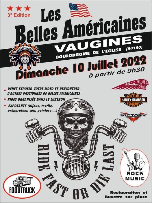 MANIFESTATION - Les Belles Américaines  - Dimanche 10 Juillet 2022 - Vaugines (84160) 6287a511