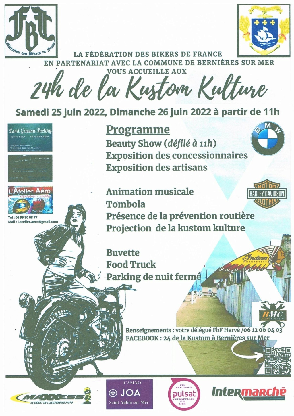 MANIFESTATION - 24 Heure  de la Kustom Kulture - 25 & 26 Juin - Bernières susr Mer  628abe10