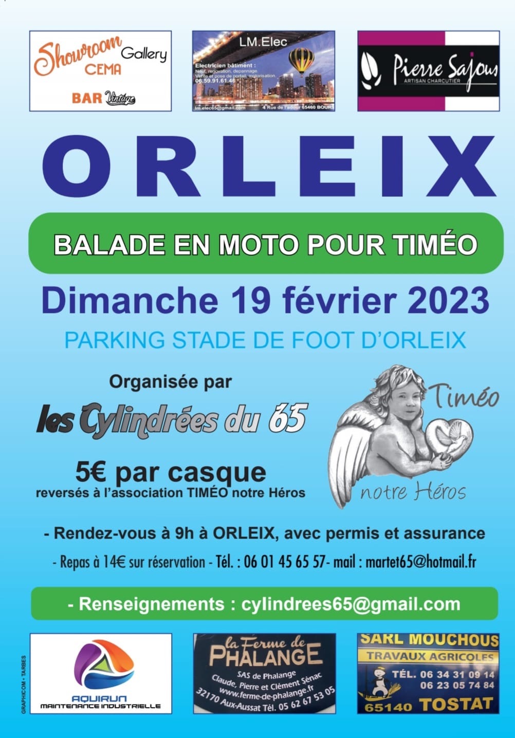 MANIFESTATION - Balade Moto - Dimanche 19 Février 2023 - ORLEIX -  63db9e10