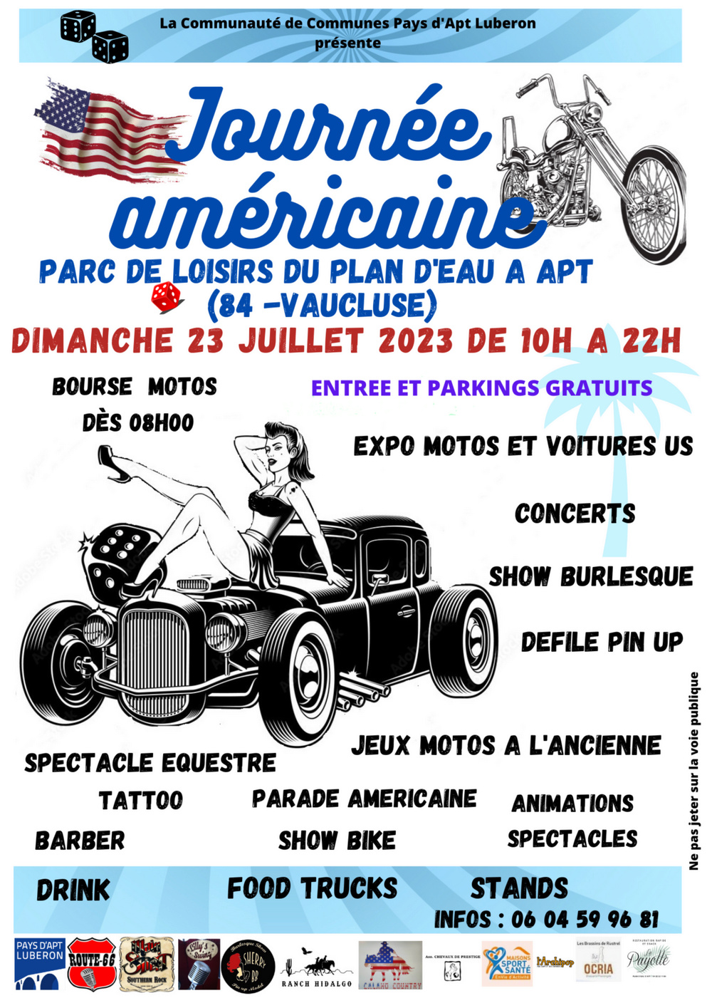 MANIFESTATION - Journée Américaine - Dimanche 23 Juillet 2023 - Vaucluse (84) 641c6910