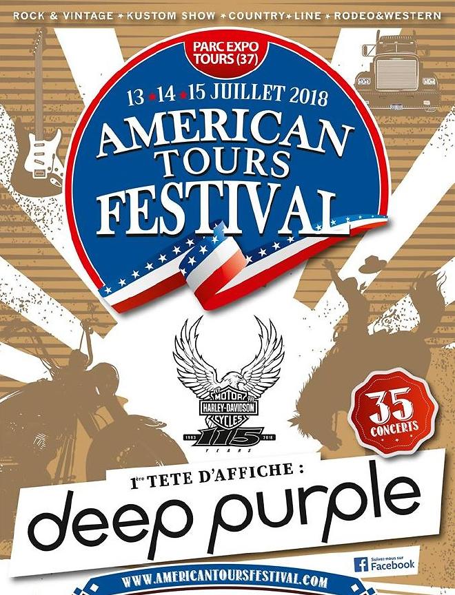 AMERICAN TOURS  FESTIVAL - 13 - 14 - 15 juillet 2018 -Tours (37) 69010