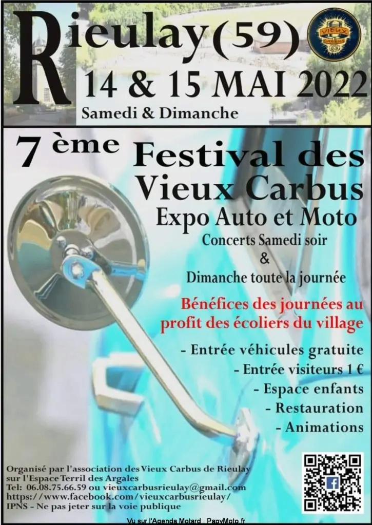 MANIFESTATION - 7ème Festival des Vieux Carbus - 14 & 15 Mai 2022 - Rieulay (59) 7e-fes10