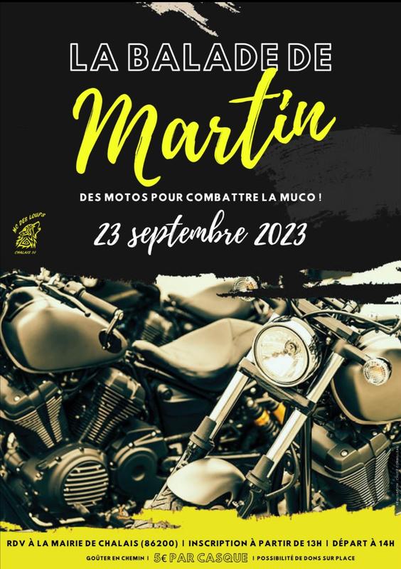 MANIFESTATION - La Balade de Martin - 23 Septembre 2023 - Chalais (86200) 8923e110