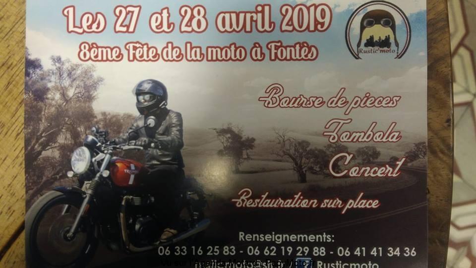 Fete de la Moto 27 & 28 Avril 2019 - Fontès  8e-fzo10