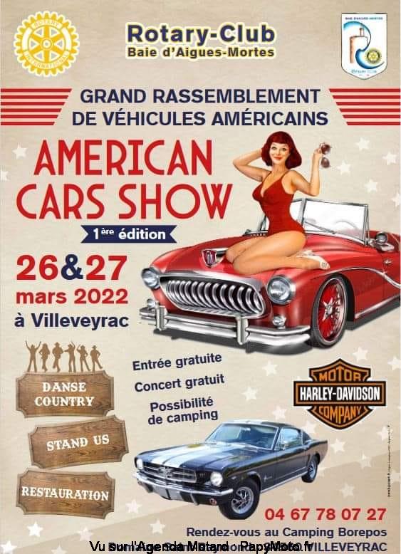 MANIFESTATION - Amèrican Cars Show - 26 & 27 Mars 2022 - Villeveyrac Americ14