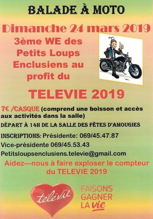 Balade Moto - Dimanche 24 Mars 2019 - AMOUGIES  Amougi10