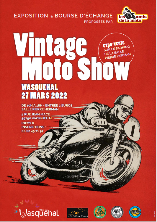 MANIFESTATION - Vintage Moto Show - 27 Mars 2022 - Wasquehal (59) Artfic10