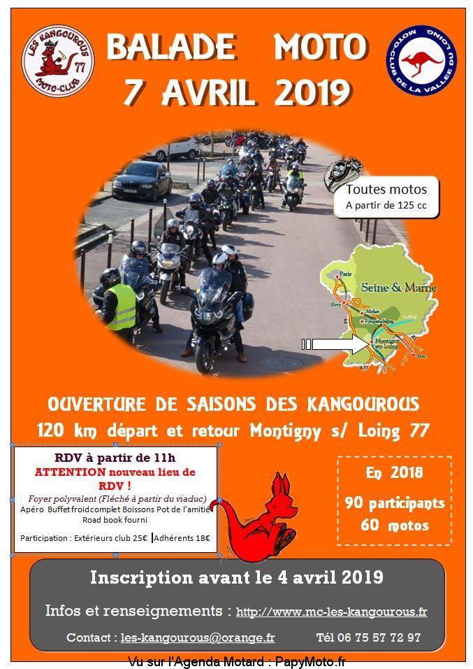Balade Moto - 7 Avril 2019 - Montigny  s/ Loing (77) Balade70
