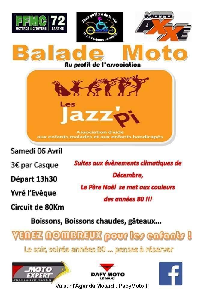 Balade Moto -  Samedi 6 Avril 2019 - Yvré L'EVEQUE Balade71