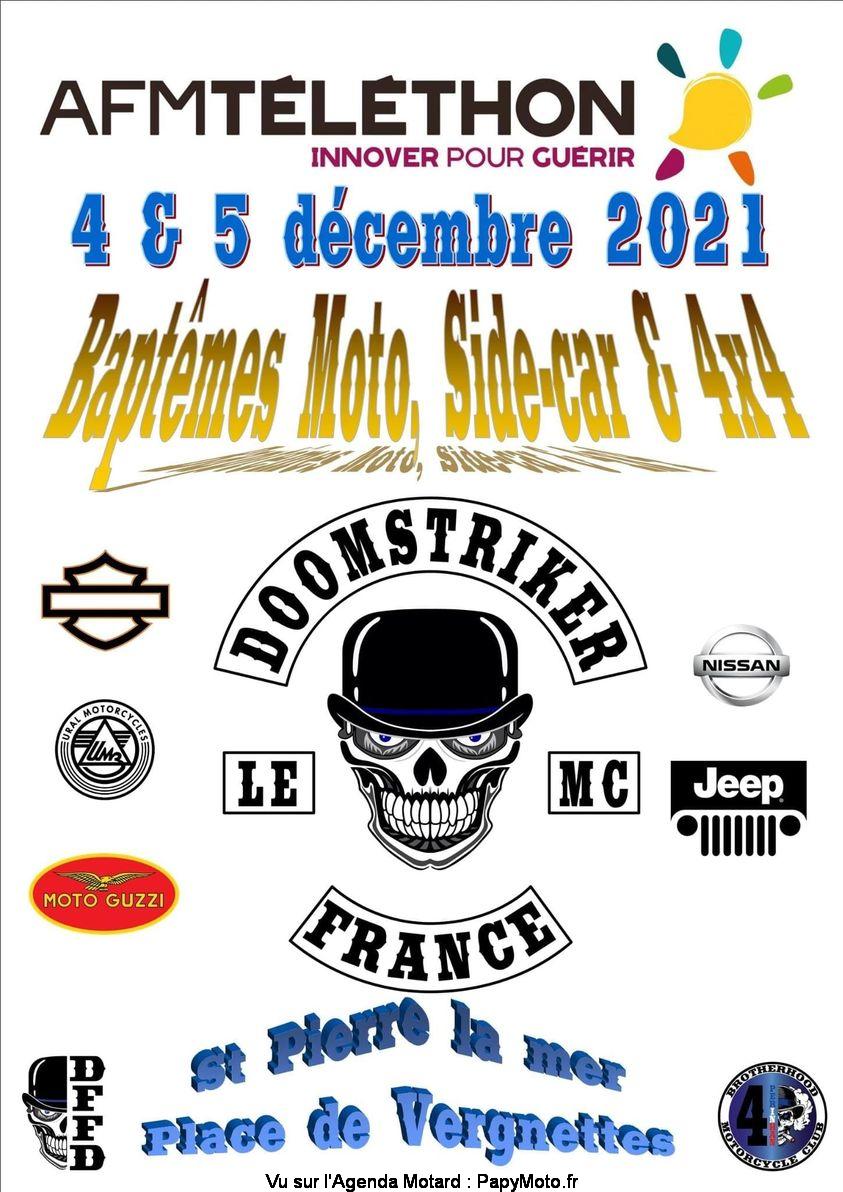 MANIFESTATION - Baptême Moto , Side Car & 4x4 - 4 & 5 Décembre 2021 - St Pierre La Mer  Baptem11