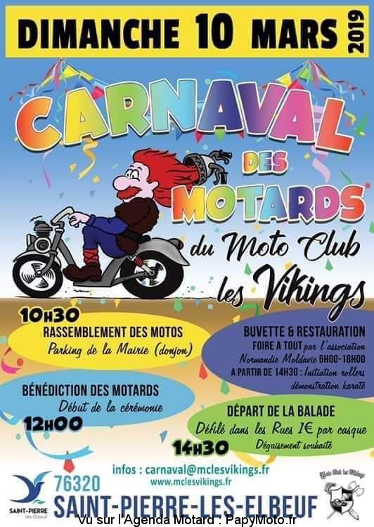 Carnaval des Motards - Dimanche 10 Mars 2019 - Saint Pierre -les Elbeuf (76320) Carnav10
