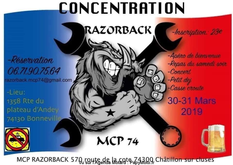 Rappel - Concentration  Razorback - 30 & 31 Mars 2019 - Bonneville - ( 74130 ) Concen31