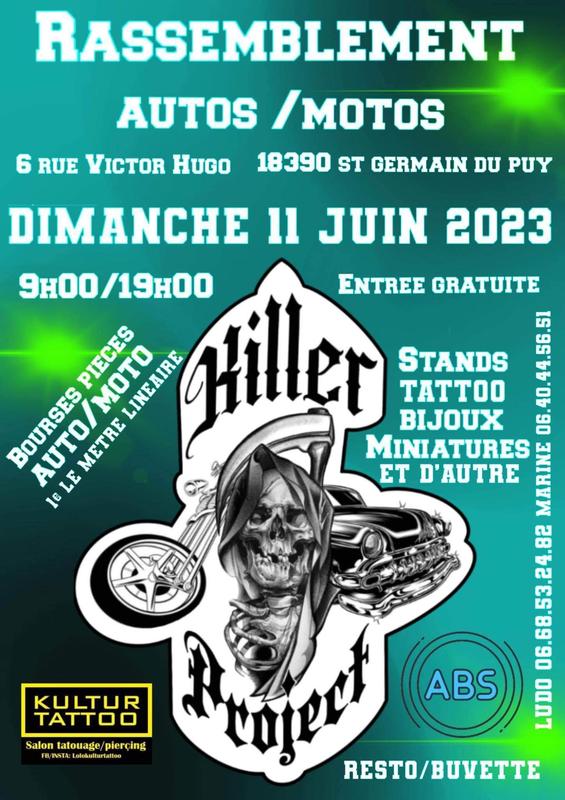 MANIFESTATION - Rassemblement Autos /Motos - Dimanche 11 Juin 2023 - St Germain du Puy - (18390) D5d9ed10