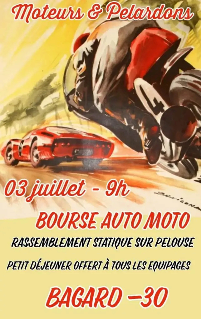 MANIFESTATION - Bourse Auto & Moto - 3 Juillet 2022 - Bagard (30) Facebo70
