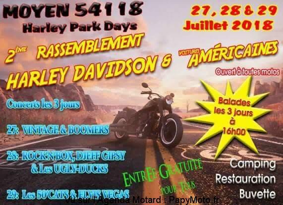 Rassemblement  - 27  28 & 29 juillet 2018  - MOYEN (54118 ) Harley10