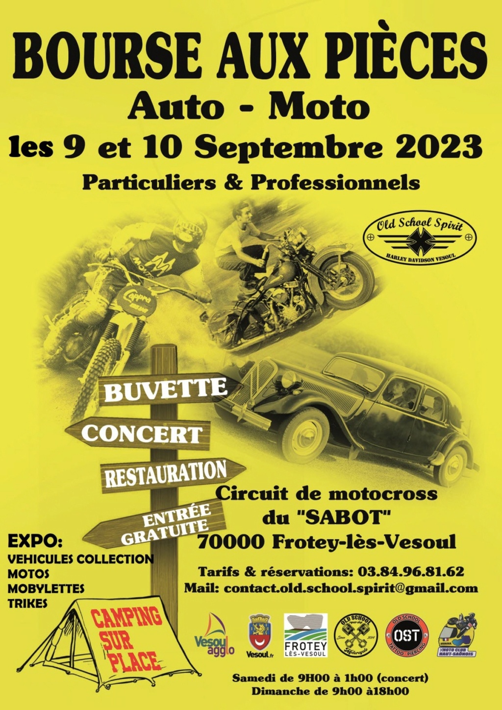 MANIFESTATION - Bourse aux Pieces Auto & Moto- 9 & 10 Septembre 2023 - Frotey- Lés - Vesoul - (70000 Illust33