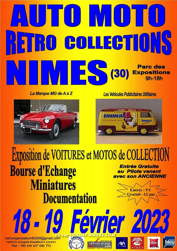 MANIFESTATION - Auto Moto Rétro Collections - 18 & 19 Février 2023 - NIMES (30) Imag1245