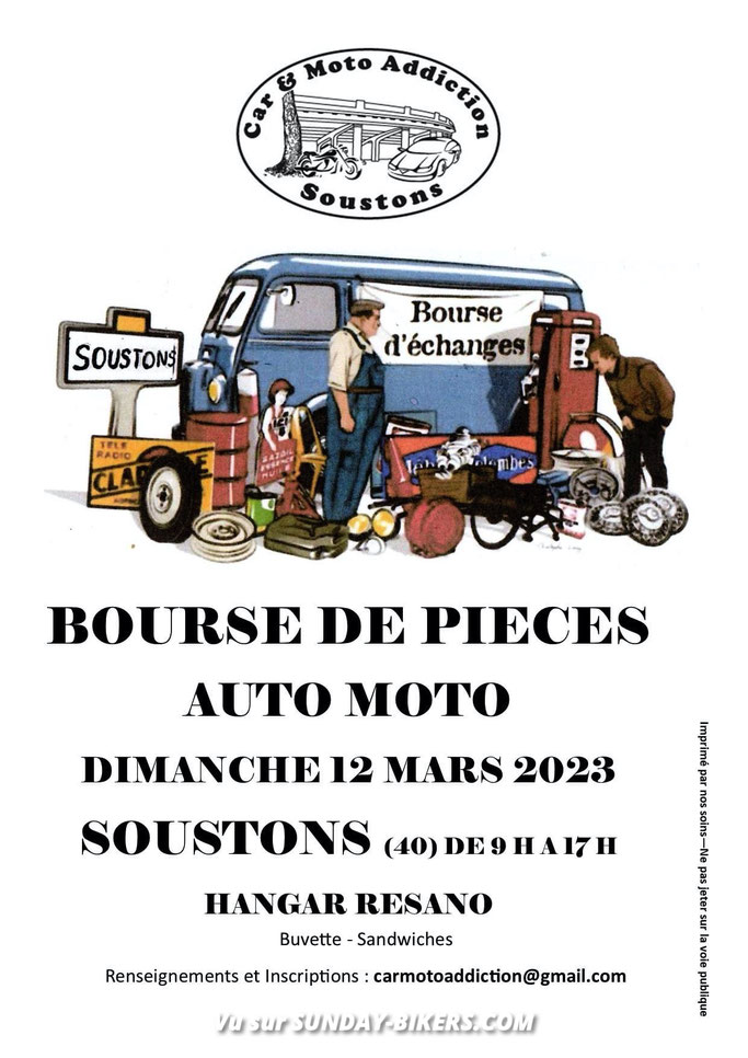 Manifestation - Bourse de Pièces Auto Moto- 12 Mars 2023 - Soustons -   Imag1272