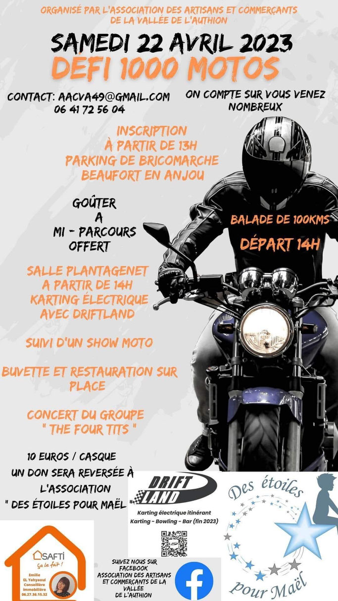 MANIFESTATION - Défi 1000 Motos - Samedi 22 Avril 2023 - Beaufort En Anjou -  Imag1427