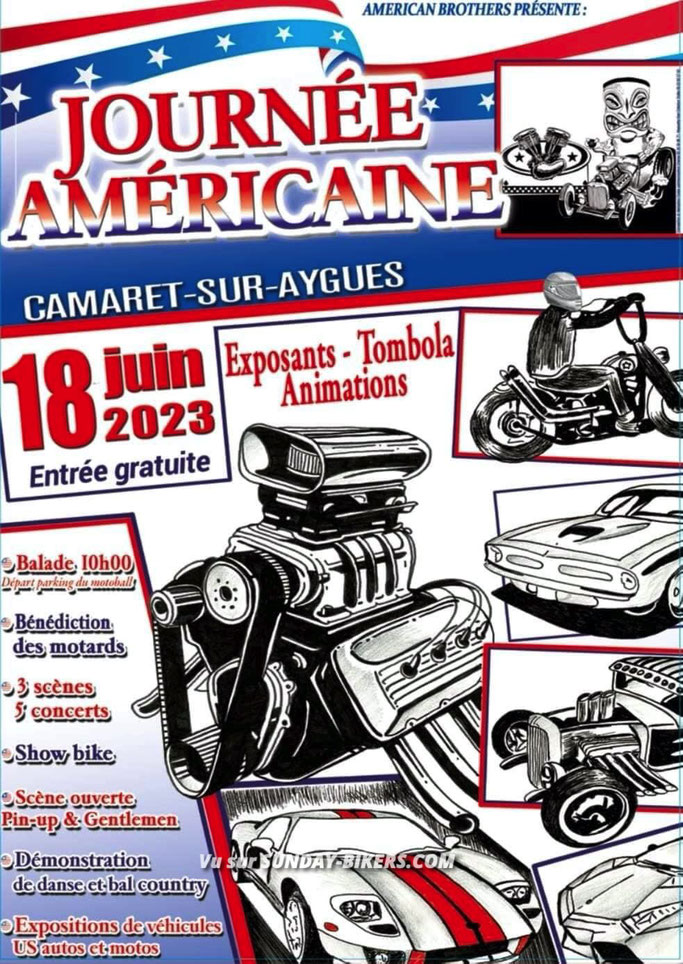 MANIFESTATION - Journée Américaine  - 18 Jun 2023 - Camaret - Sur  Aygues  -  Imag1611