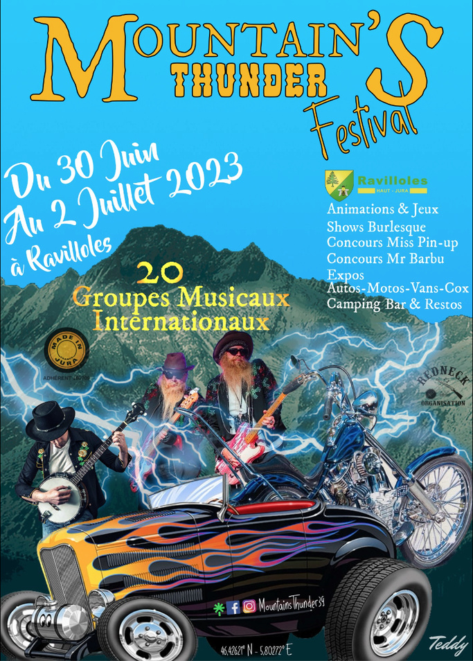 MANIFESTATION  - Moutain ' S Thunder Festival - 30 juin au 2 Juillet 2023 - Ravilloles -  Imag1771