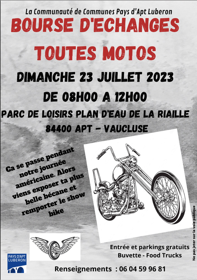 MANIFESTATION - Bourse D'échanges toutes Motos - 23 Juillet 2023 - Vaucluse (APT - 84400) Imag1791