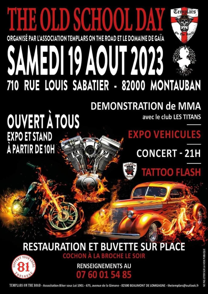 MANIFESTATION - The Old School Day - Samedi 19 Août 2023 - Montauban (82000) Imag1882