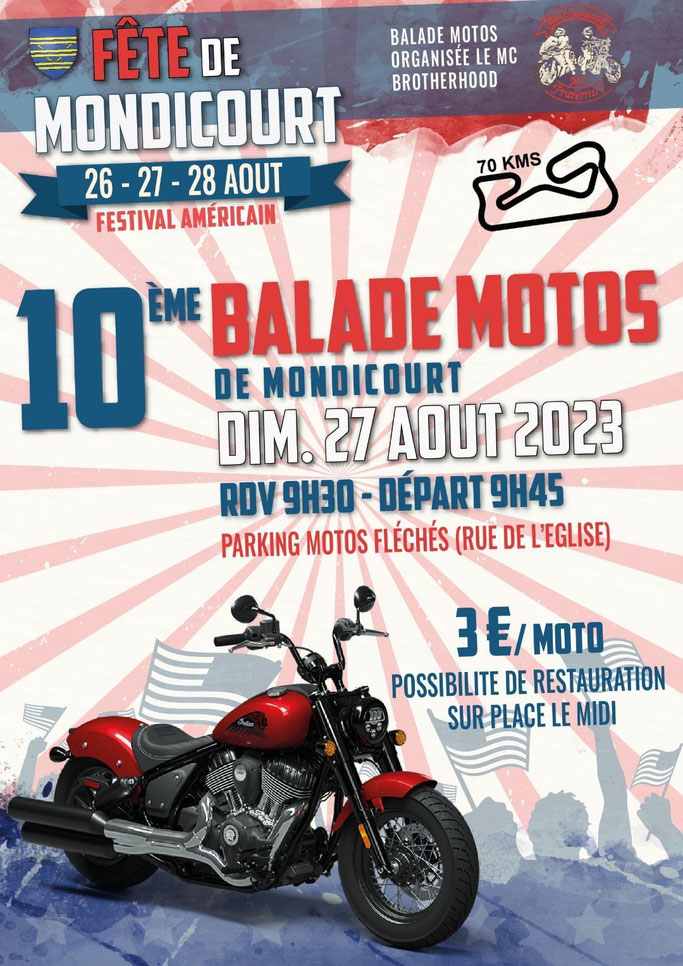 MANIFESTATION - 10ème Balade Motos - 26/27/28 Août 2023 - Mondicourt -  Imag1918