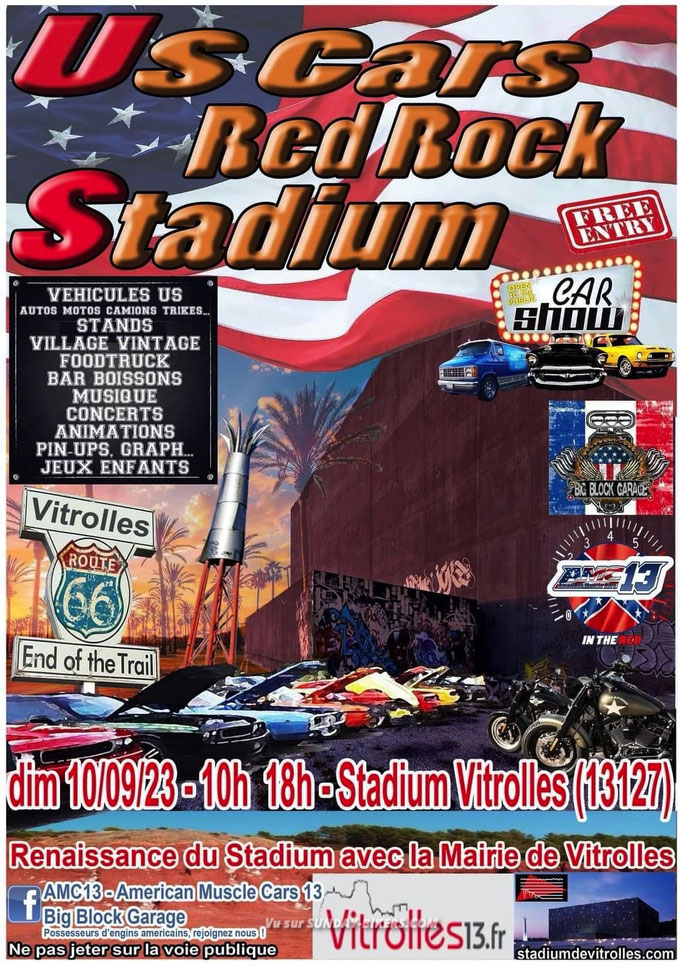 MANIFESTATION - US Cars Red Rock Stadium - Dim 10 Septembre 2023 - Vitrolles (13127) Imag1982