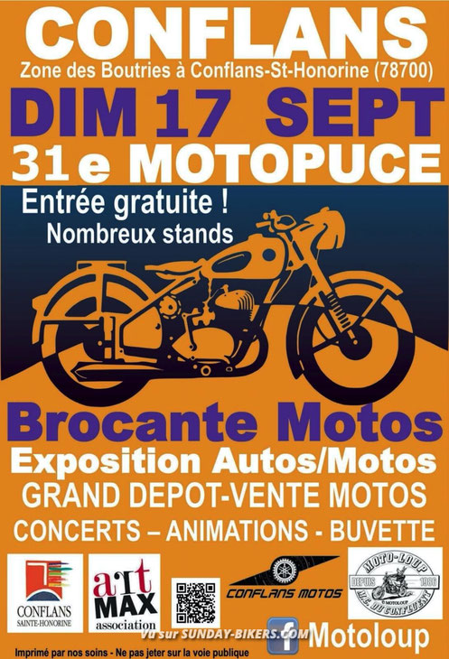 MANIFESTATION - 31ème Motopuce - Dimanche 17 Septembre 2023 - Conflans St Honorine (78700) Imag2021