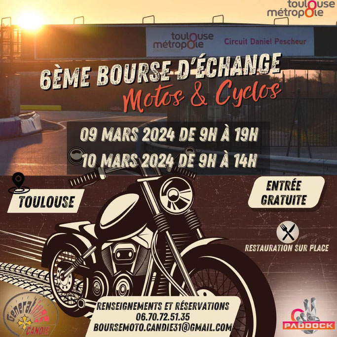 MANIFESTATION - 6ème Bourse D'échange Motos - Cyclos - 9 & 10 Mars 2024 - Toulouse -  Imag2190