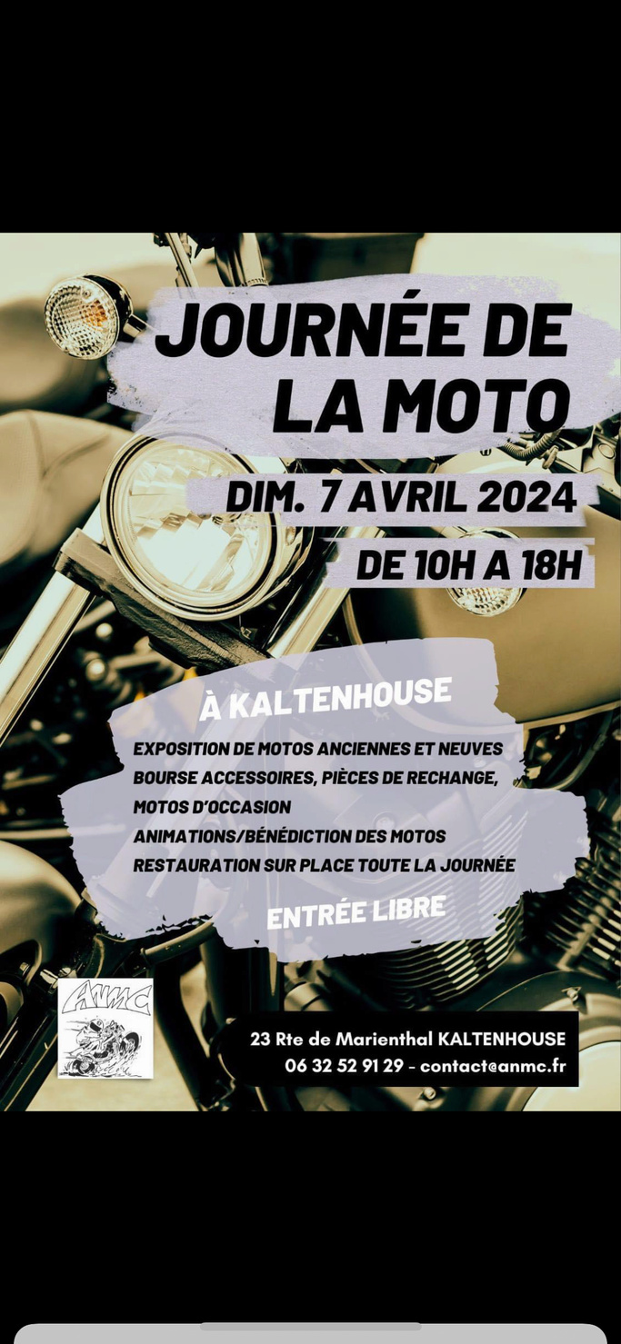 MANIFESTATION  - Journée de la Moto- Dimanche 7 Avril 2024 - Kaltenhouse Imag2247