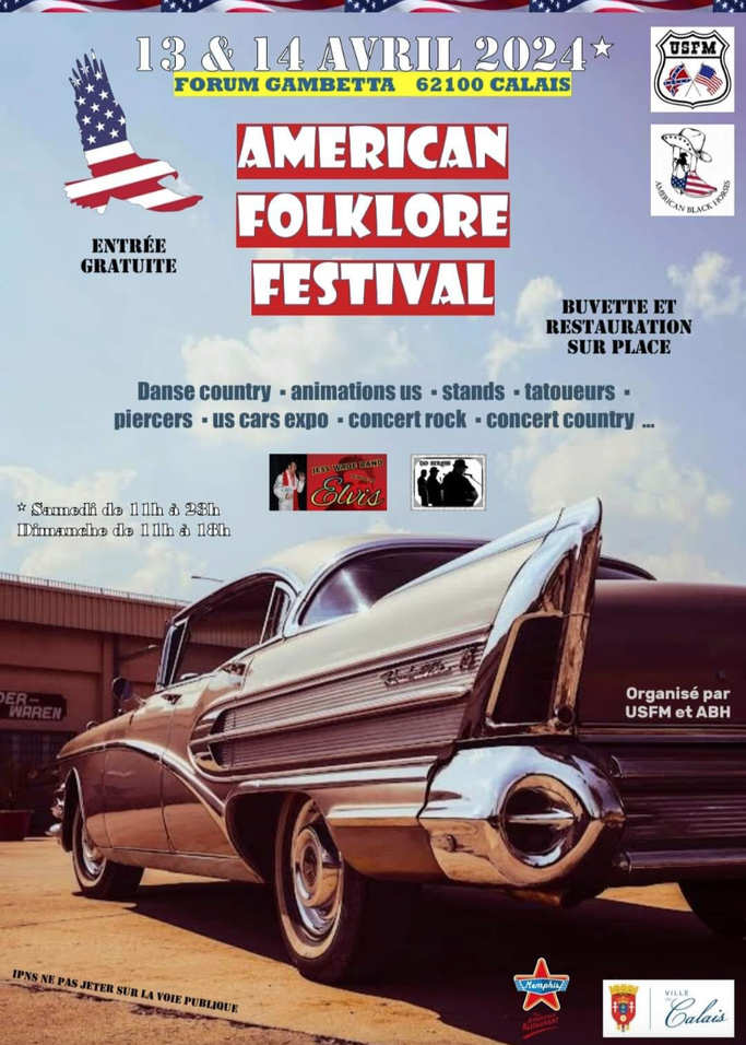 MANIFESTATION - Américan Folklore Festival - 13 & 14 Avril 2024 - Calais (62100) Imag2250