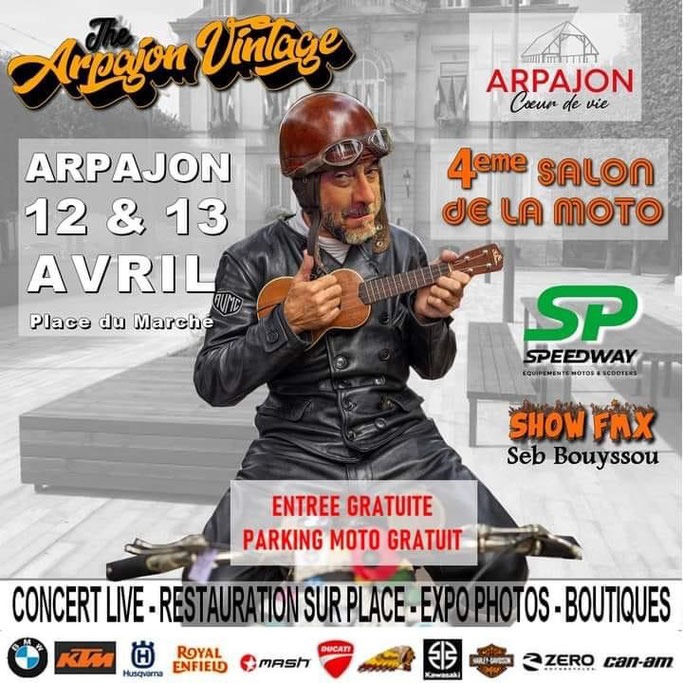 MANIFESTATION - 4ème Salon de la Moto - 12 & 13 Avril 2024 - Arpajon -  Imag2251
