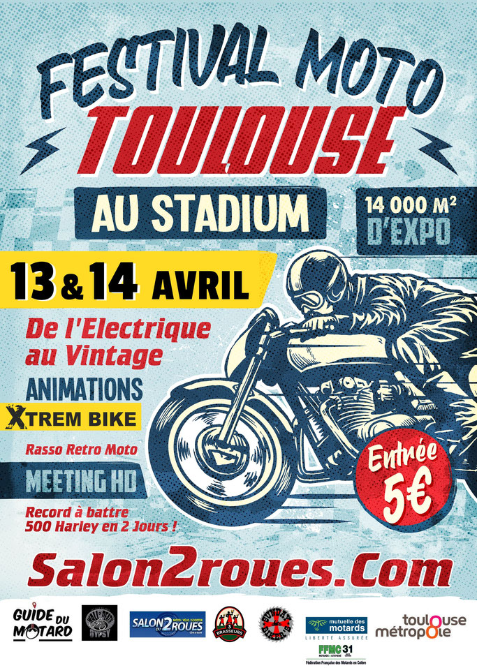 MANIFESTATION  - Festival Moto - 13 & 14 Avril 2024 - Stadium Toulouse  -  Imag2252