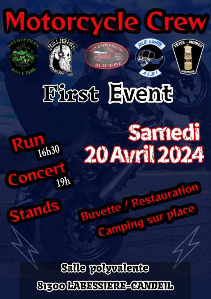 MANIFESTATION - Motorcycle crew - Samedi 20 Avril 2024 - LABESSIERE- CANDEIL (81300)     re  Imag2259