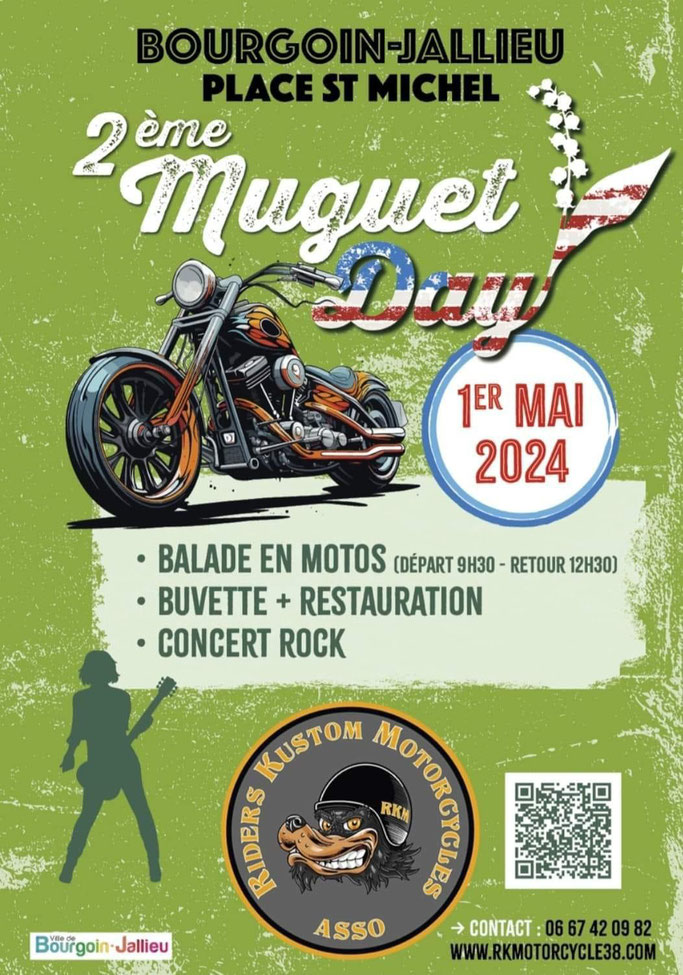 MANIFESTATION - 2ème Muguet Day - 1er Mai 2024 - BOURGOIN - JALLIEU -  Imag2346
