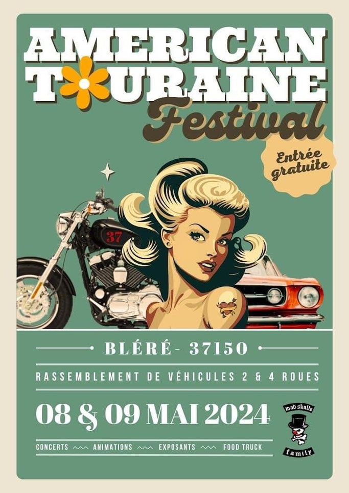 MANIFESTATION - Américan Touraine Festival - 8 & 9 Mai 2024 - Bléré (37150) Imag2347