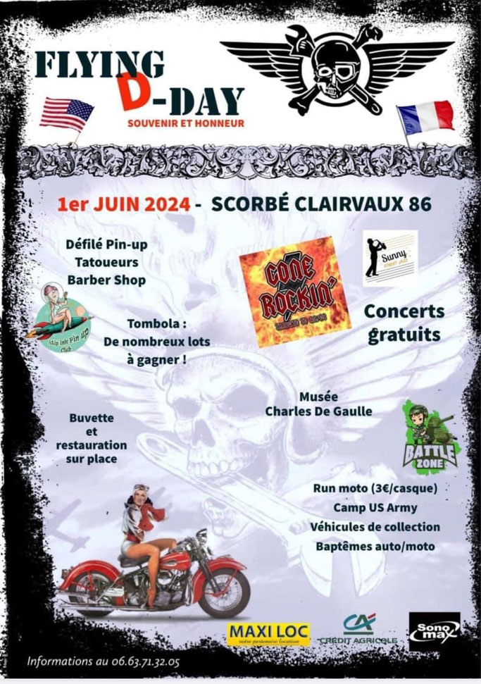 MANIFESTATION - FLYING D -AY - 1er Juin 2024 - Scorbé Clairvaux (86) Imag2418
