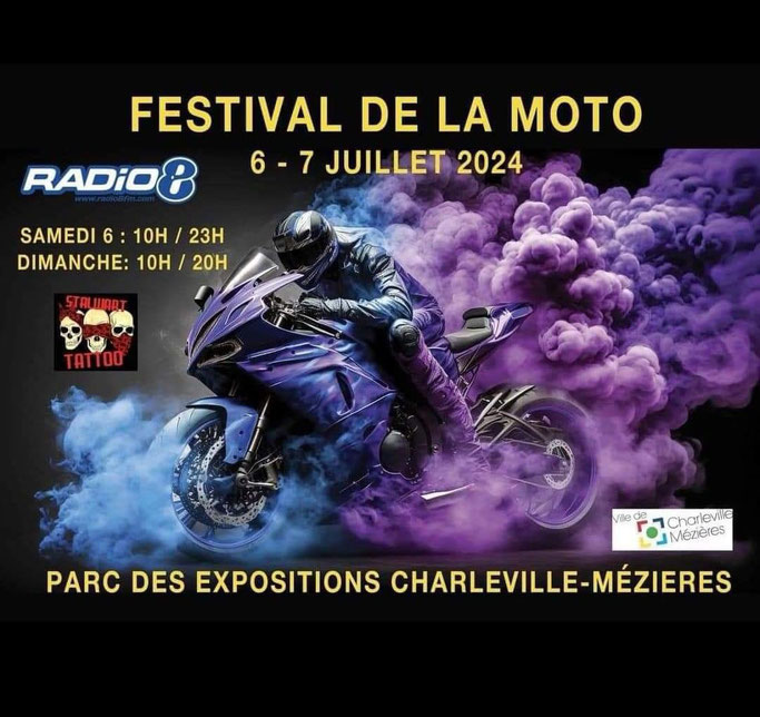 MANIFESTATION - Festival de la Moto - 6 /7 Juillet 2024 - Charleville - Mézieres - Imag2530