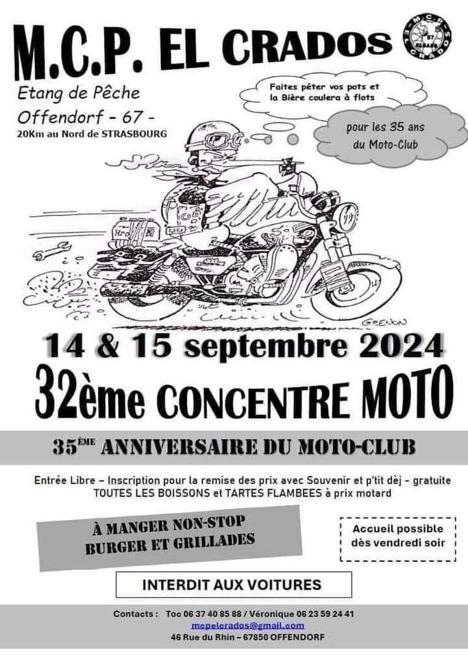 MANIFESTATION - 32ème Concentre Moto - 14 & 15 Septembre 2024 - Offendorf (67) Imag2580