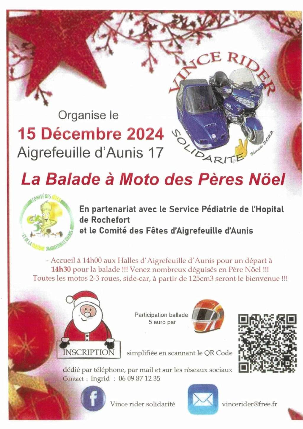 MANIFESTATION - La Balade à Moto des Pères Noel - 15 Décembre 2024 - Aigrefeuille d'Aunis (17) Imag2678