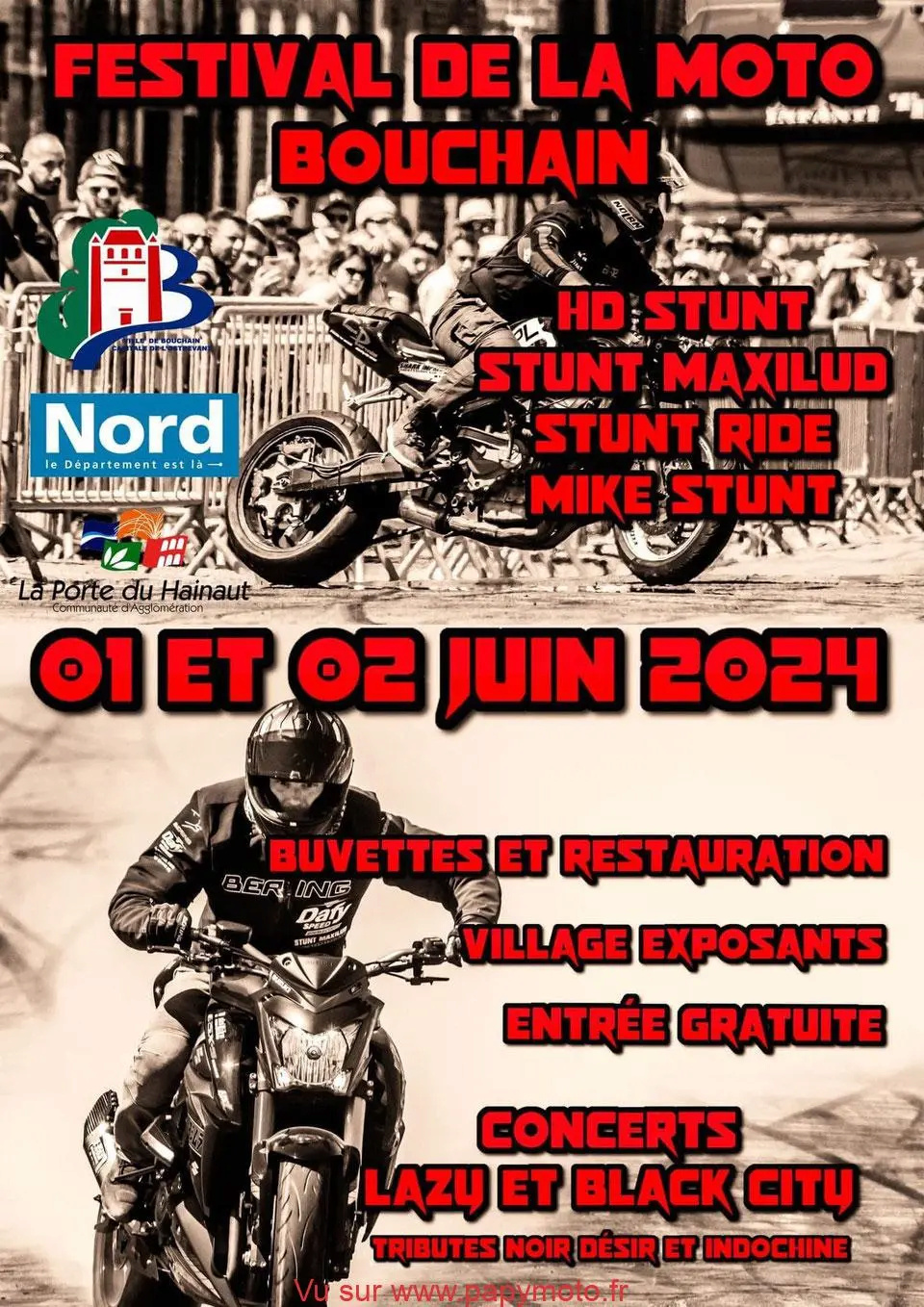 MANIFESTATION - Festival de la Moto - 1 & 2 Juin 2024 - BOUCHAIN -  Image-24