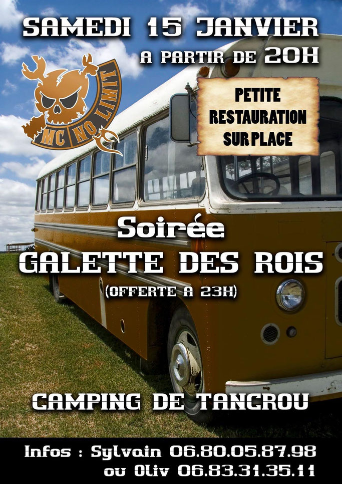 MANIFESTATION - Soirée Galette des Rois - Samedi 15 Janvier 2022 - Camping de Tancrou  Image370
