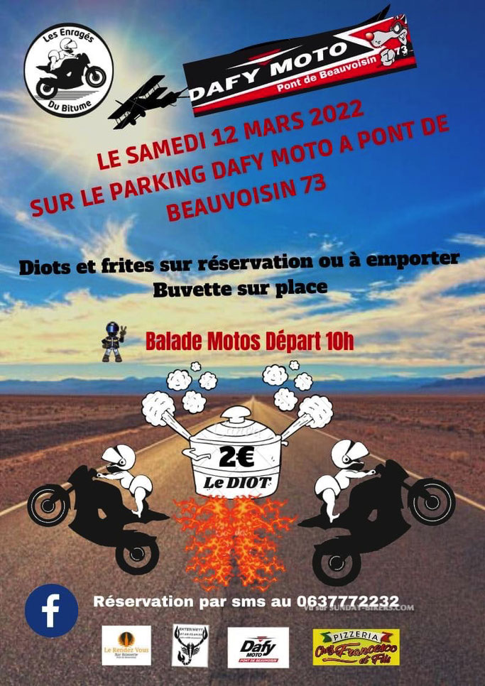 MANIFESTATION - Balade Motos - Samedi 12 Mars 2022 - Beauvoisin (73) Image438