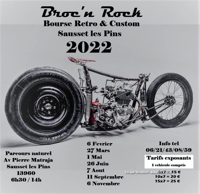 MANIFESTATION - Broc 'N Rock Bourse Rétro & Custom 2022 - Sausset Les Pins  Image470