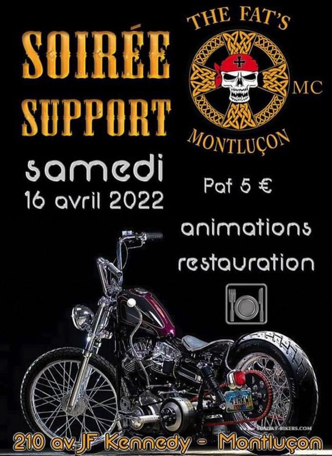 MANIFESTATION - Soirée Support  - Samedi 16 Avril 2022 - Montluçon -  Image508
